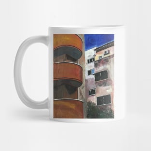 Tel Aviv, Yard In Shadows Mug